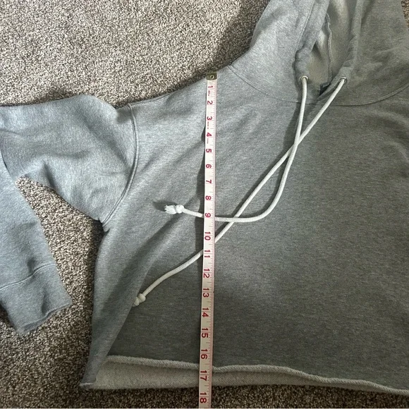 [wild fable] Gray Cropped Hoodie - Picture 6 of 6